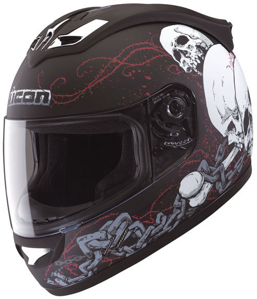 [TK] Icon Skulls & Chains Airframe helm - origineel