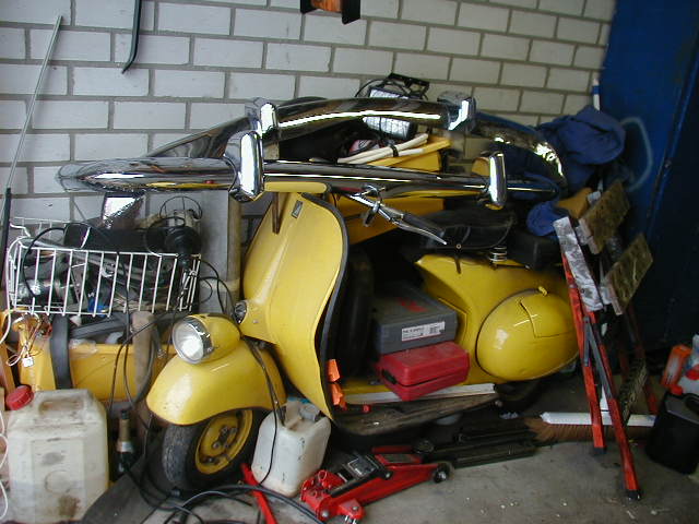 Ducati 160 Monza Junior ruilen voor een Vespa