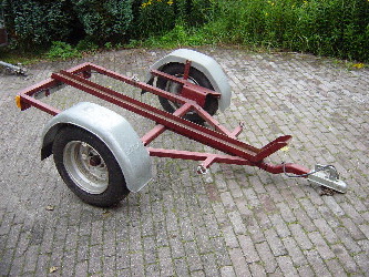 aanhanger voor vervoer crossmotor
