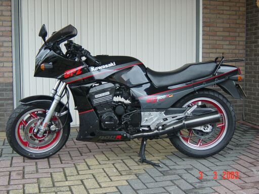 Kawasaki GPZ- rijders.