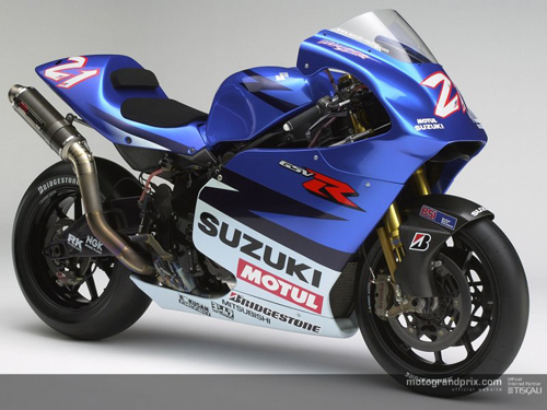 De nieuwe moto GP suzuki GSV- R
