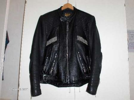 leren dames motorjack