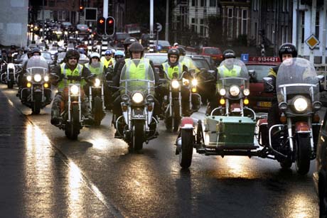 Biker-begrafenis Den Bosch 