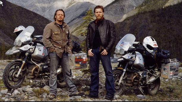 William en Harry op motor door Afrika