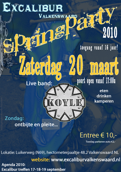 Springparty - Excalibur Valkenswaard