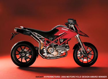 Ducati Hypermotard wint Motorcycle Design Trophy