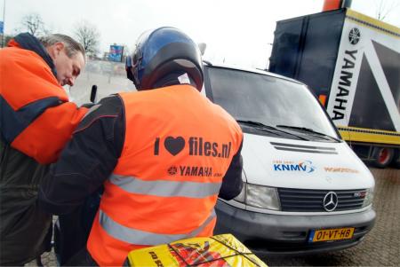 Ludieke actie tegen files van start