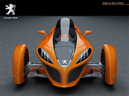 Peugeot 3 wieler Design Competitie