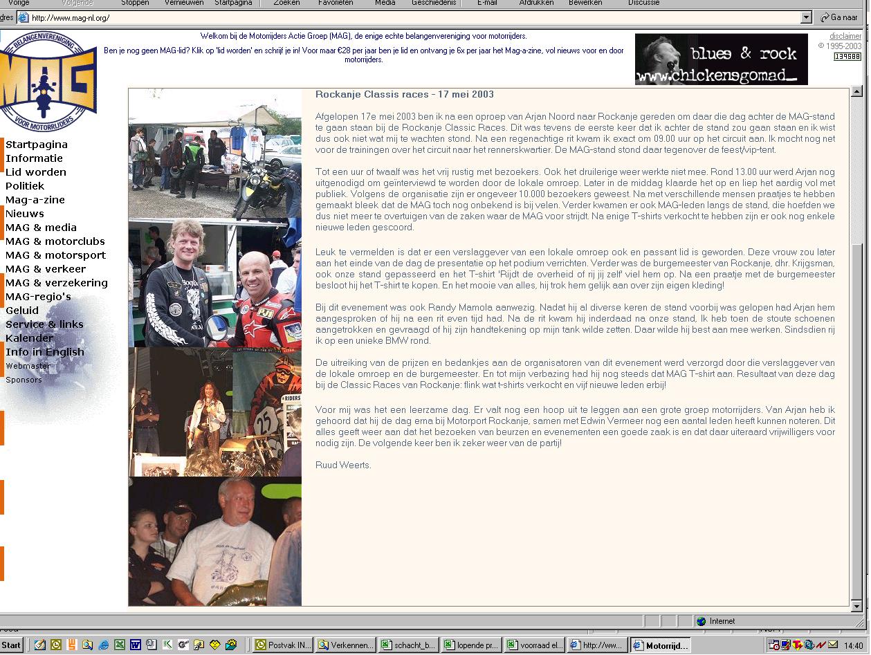 Wie is er lid van de MAG?