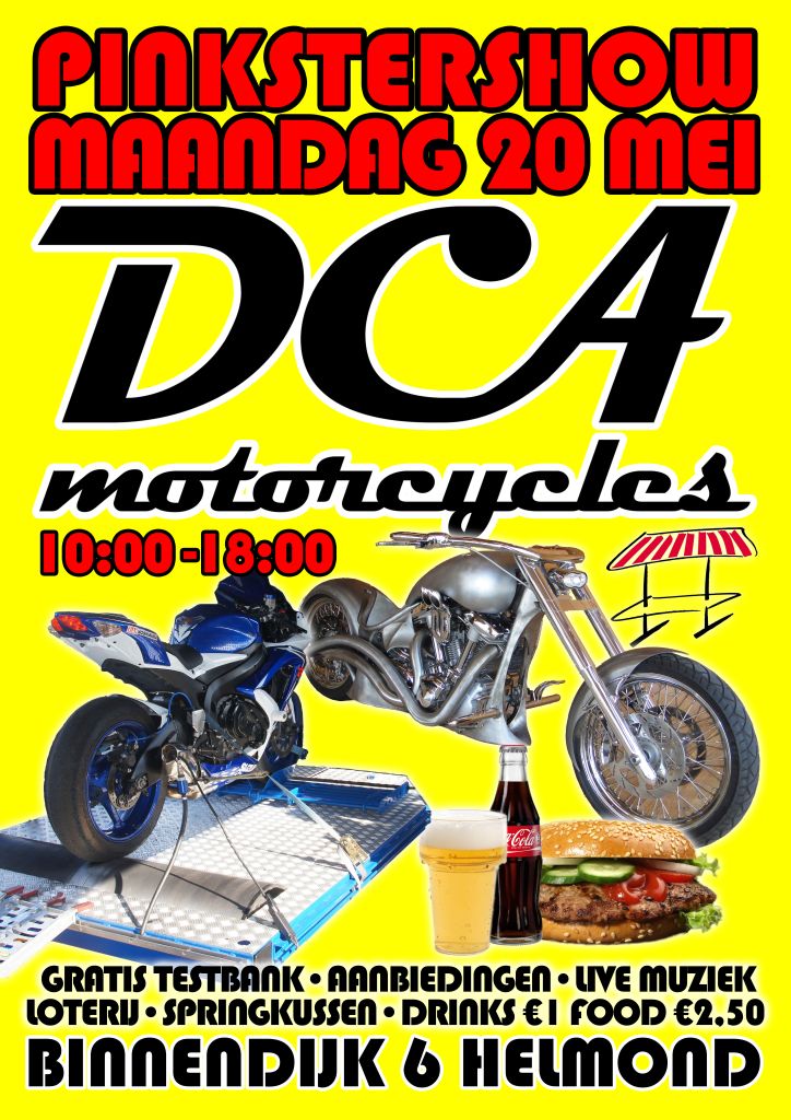 Pinkstershow DCA Motorcycles Helmond