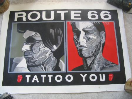 route 66 en tattoo